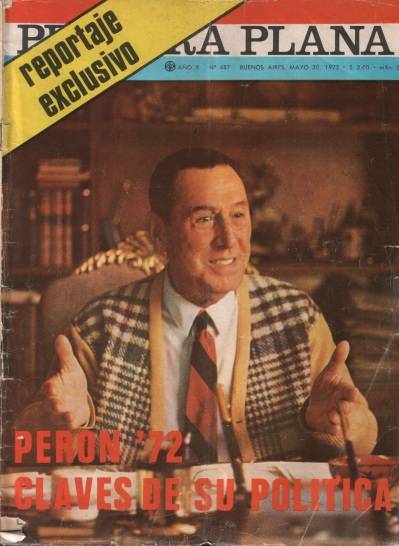 Revista Primera Plana 1972 Peron